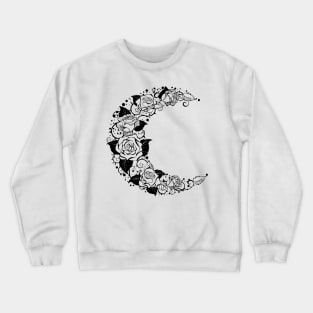 Crescent of Contour Roses Crewneck Sweatshirt